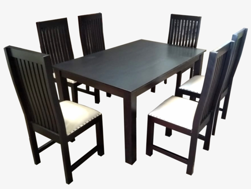 Dining Table 6ch Cusion - Kitchen & Dining Room Table, transparent png download