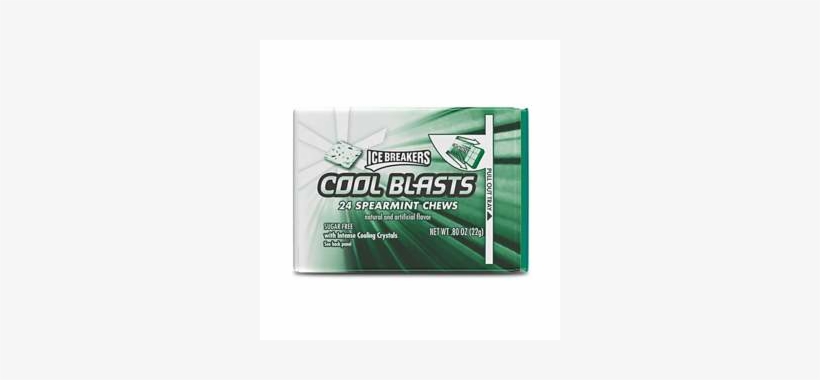 Ice Breakers Cool Blasts Spearmint Chews - Ball, transparent png download