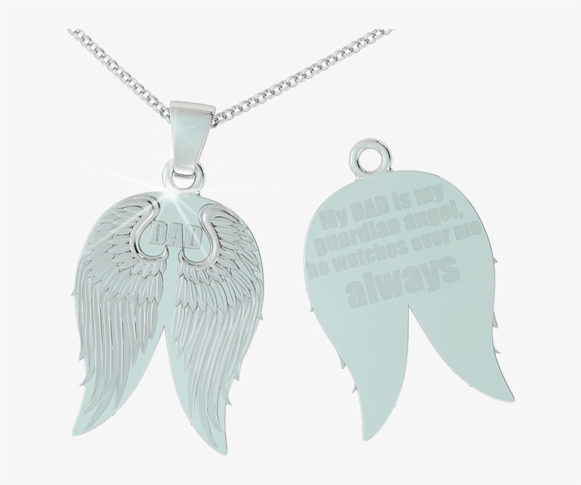 My Soul & Spirit Dad / Silver Pendant 16"-22" Adiustable - Pendant, transparent png download