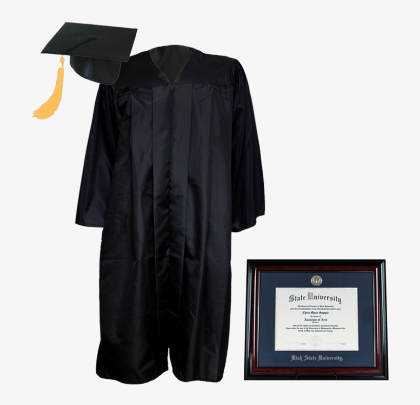 Bachelor Graduation Package With Classic Diploma Frame - Academic Dress, transparent png download