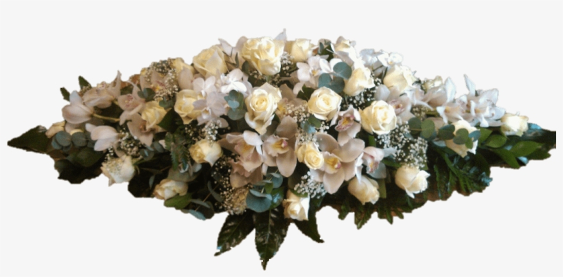 Funebres Fu93 Ramo Funebre En Rosas Y Orquideas - Png Roses Bouquet, transparent png download