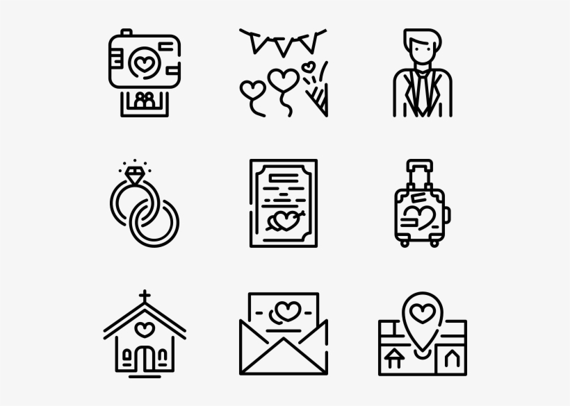Wedding - School Icon Vector Png, transparent png download