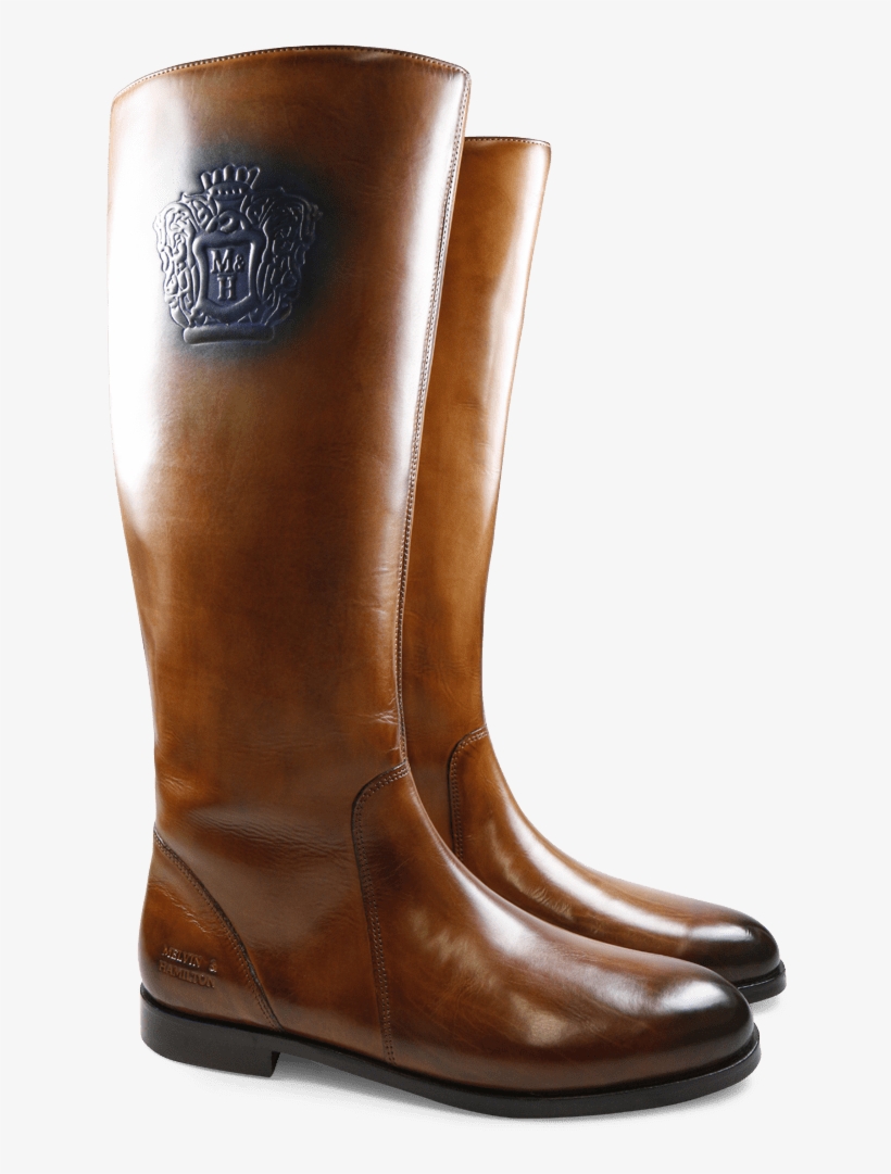 Boots Susan 7 Crust Tan Crown Electric Blue Hrs, transparent png download