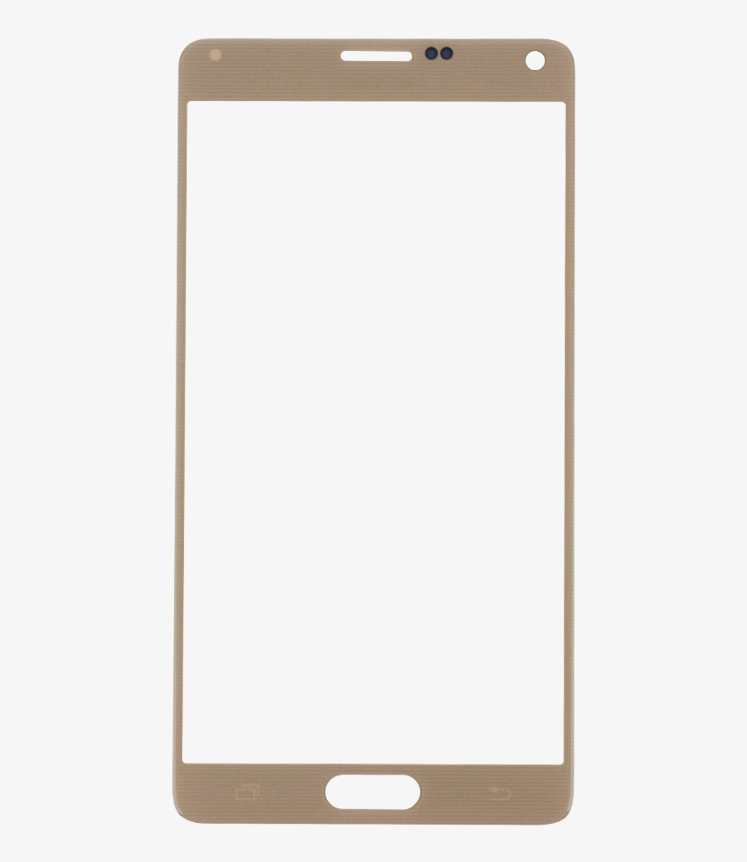 Samsung Galaxy Note 4 Bronze Gold Glass Lens Screen - Iphone, transparent png download