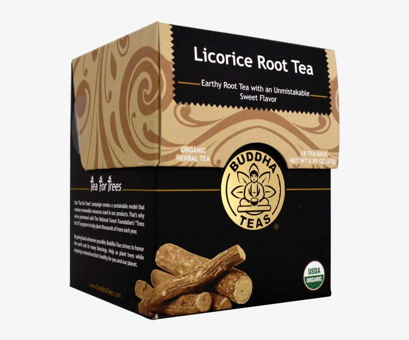 Buddha Tea Licorice Root Tea 18 Bags - Peanut, transparent png download