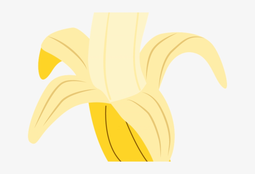 Banana Clipart Peeled Banana - Illustration, transparent png download