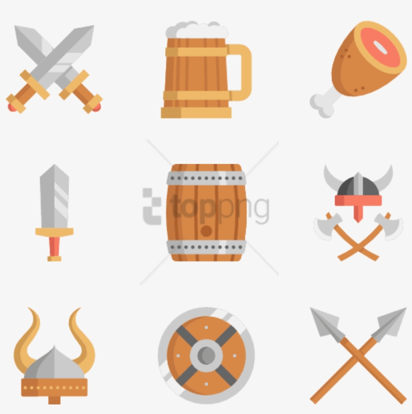 Free Png Viking Icons - Viking Icons, transparent png download