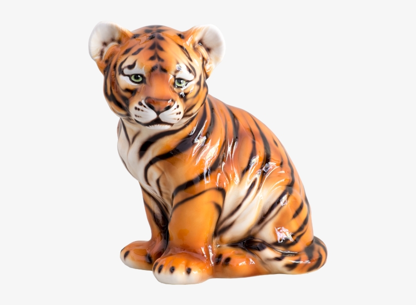 Escultura Ornamental De Bulto Redondo Elaborada En - Siberian Tiger, transparent png download