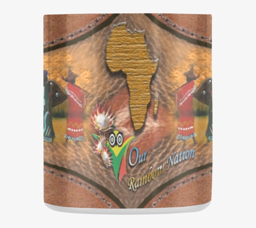 African Rainbow Nation On Leather Texture Classic Insulated - Turkey, transparent png download