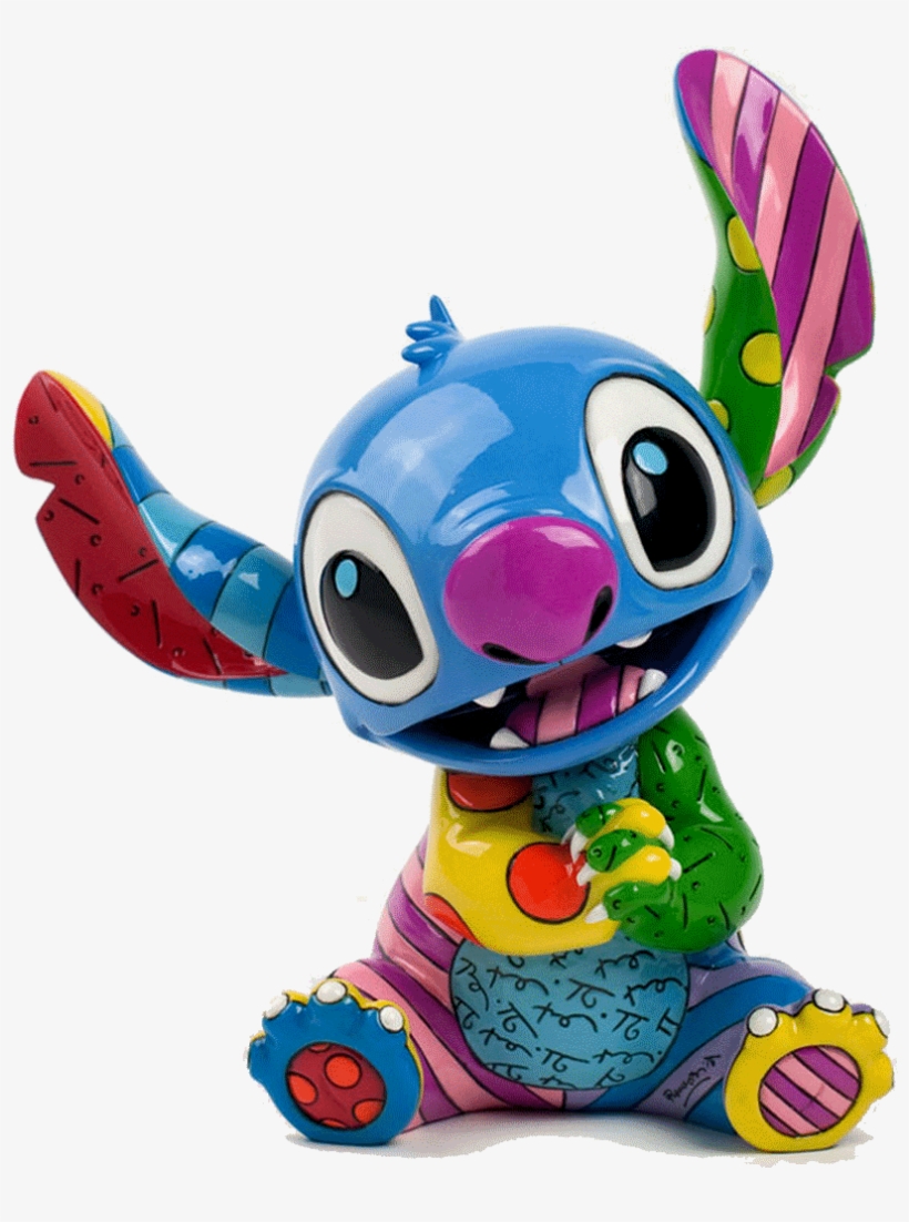 Disney's Stitch Pop Art Figurine - Britto Disney Stitch, transparent png download