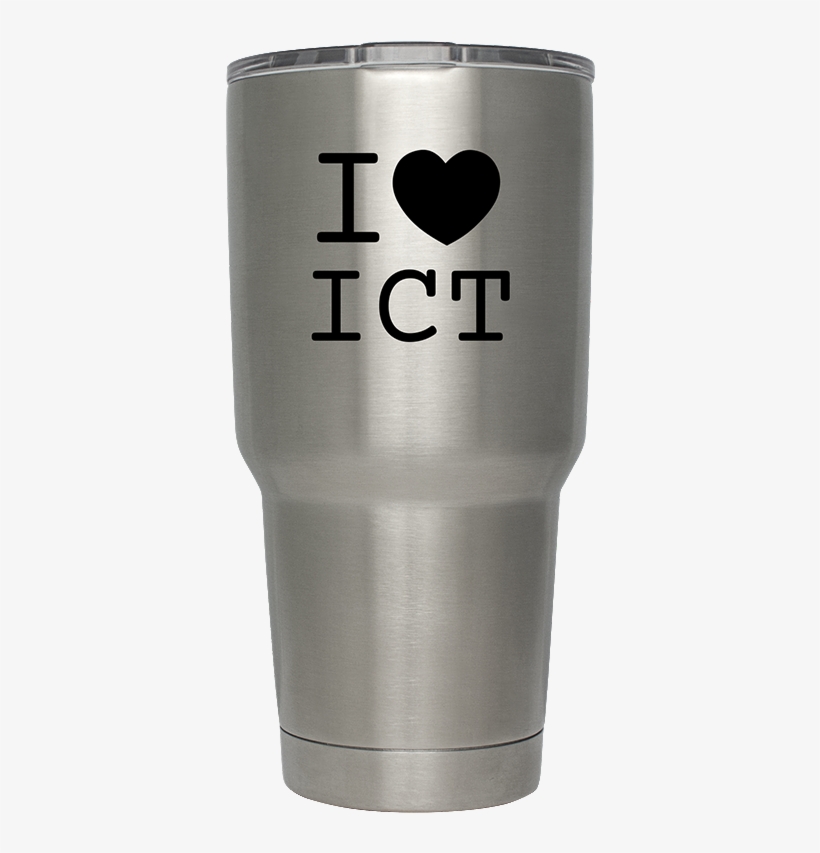 I Heart Ict Insulated Travel Mug - Rn Tumbler Decal, transparent png download
