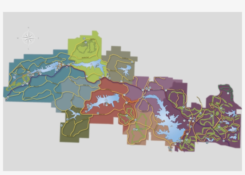 West Village Cortez Highlands Village Center East Village - Map, transparent png download