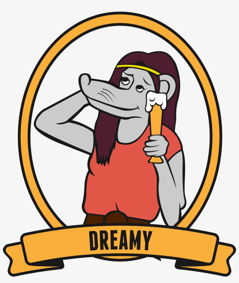 She Sees Beauty In The World Where Other People Only - Traveling Rat Cartoons, transparent png download