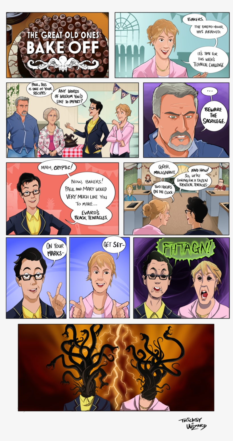 The Great Old Ones Bake Off - Comics, transparent png download