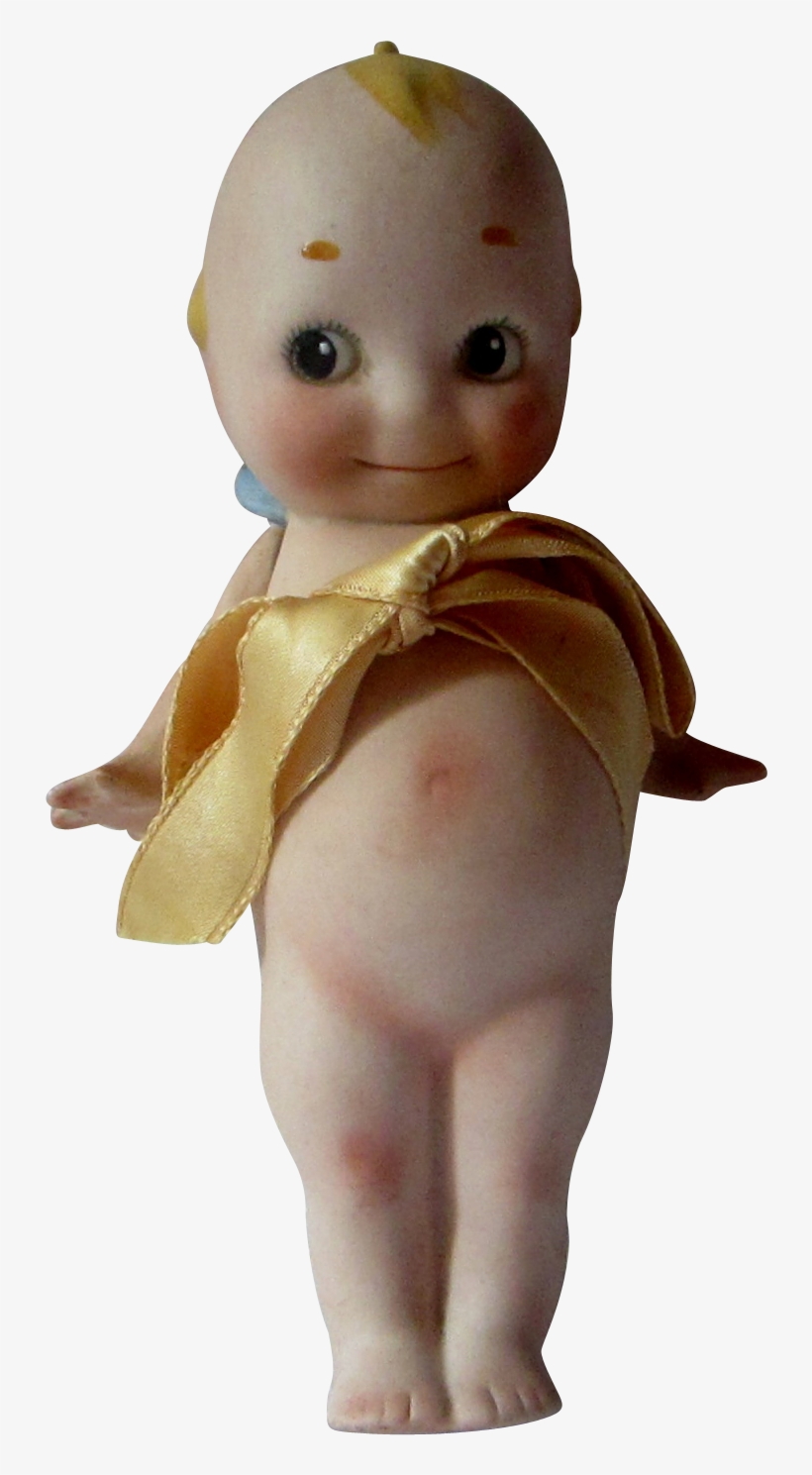 Vintage Bisque Kewpie Marked Transparent Background - Baby, transparent png download