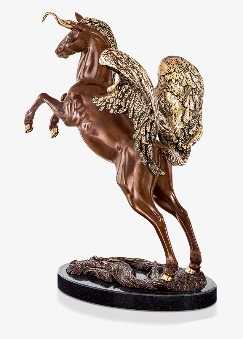 Bronzefigur Mein Einhorn Pegasus Von Ernst Fuchs - Ernst Fuchs Skulpturen, transparent png download