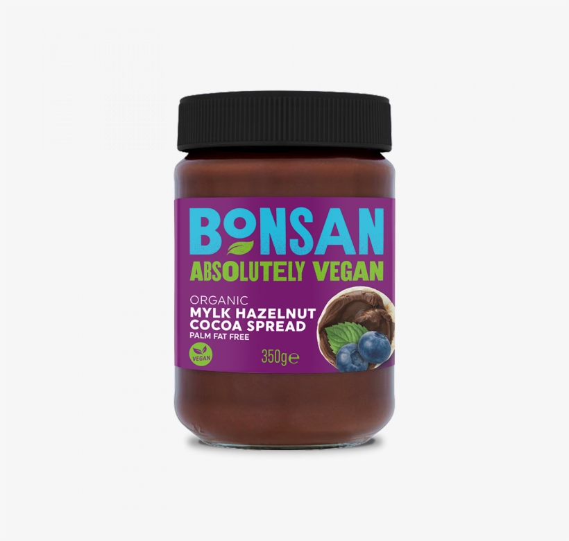 Bonsan Mylk Hazelnut Cocoa Spread - Kelp, transparent png download