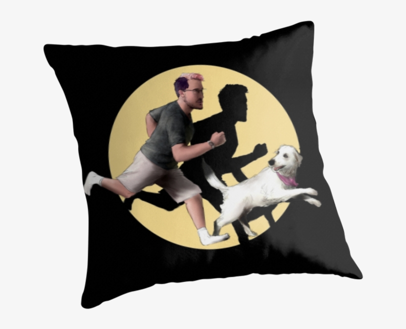 "markiplier And Chica Tintin Style " Throw Pillows - Markiplier And Chica Fan Art, transparent png download