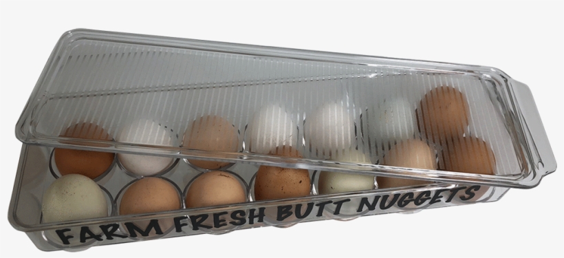 Egg Holder, Farm Fresh Butt Nuggets - Picnic Basket, transparent png download