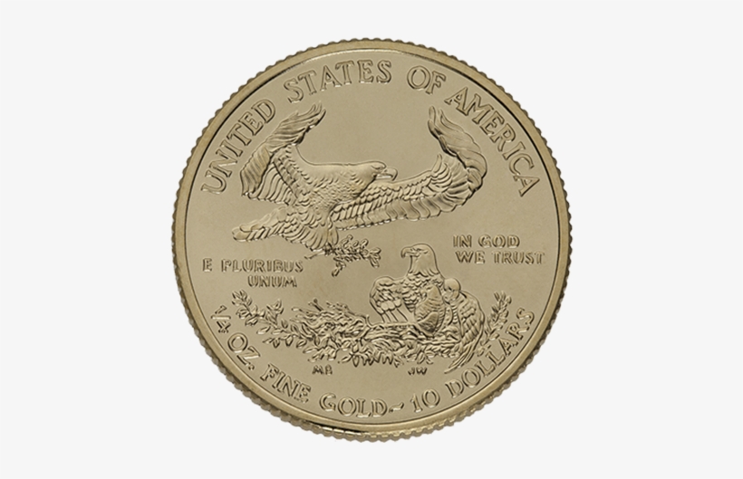 1/4oz American Gold Eagle - 5 Coin 2010, transparent png download