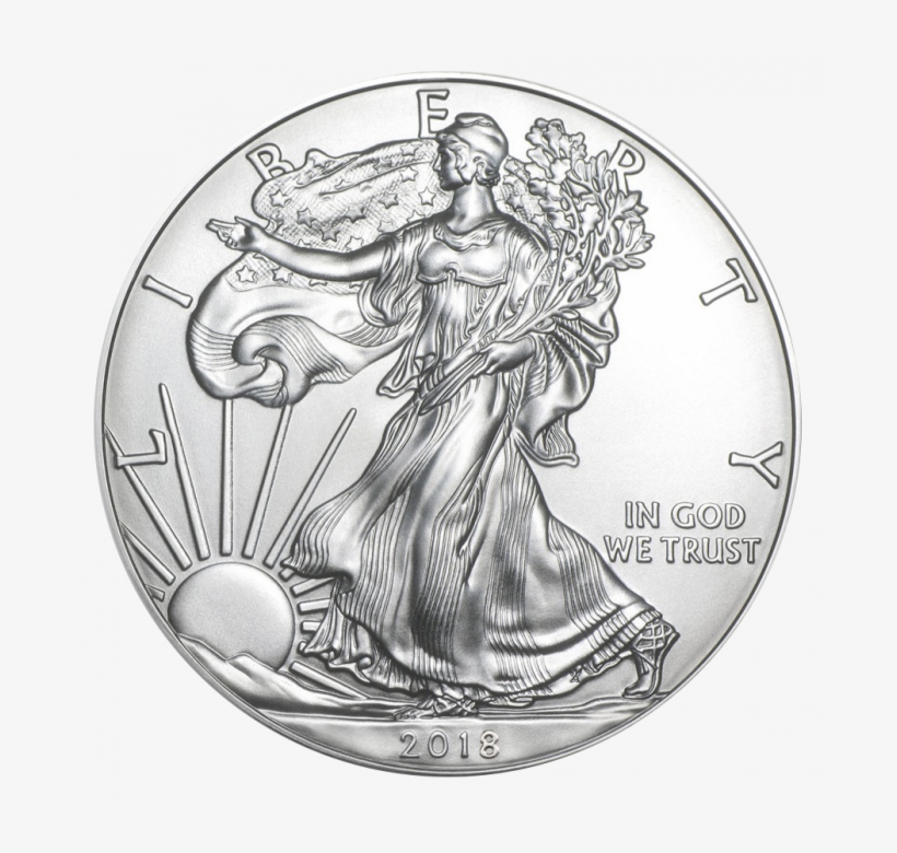 2017 Silver Eagle Coin, transparent png download