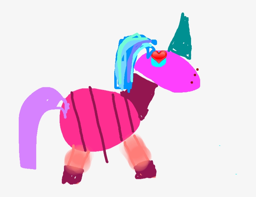 Lady Madam Unicorn - Cartoon, transparent png download