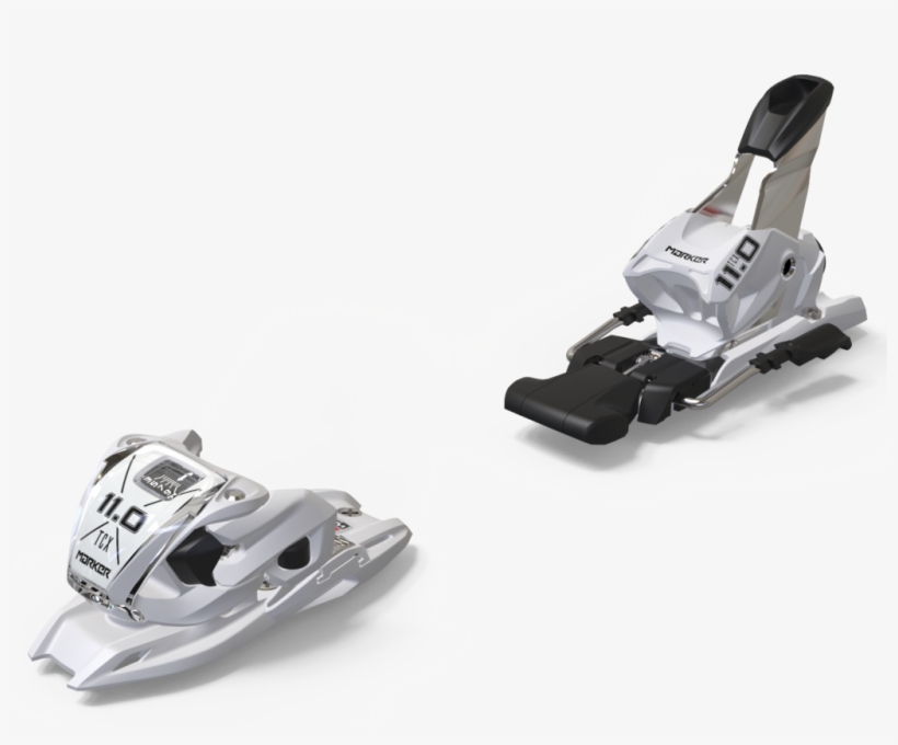 0 Tp White Ski Binding With 90mm Brake 2018-2019 Season - Marker 12.0 Tpx Bindings, transparent png download