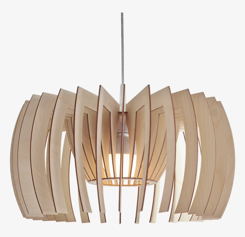 Modern Pendant Light - Lampa Wisząca Ze Sklejki, transparent png download