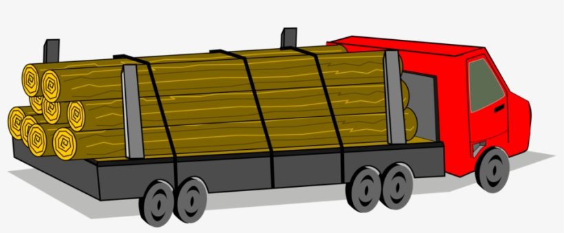 Download Similars - Truck With Wood Clipart, transparent png download