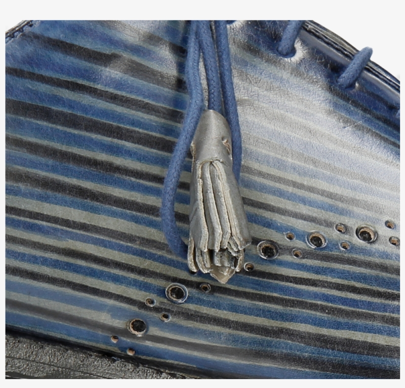 Oxford Shoes Nicolas 1 Clear Water Lines Electric Blue - Handbag, transparent png download