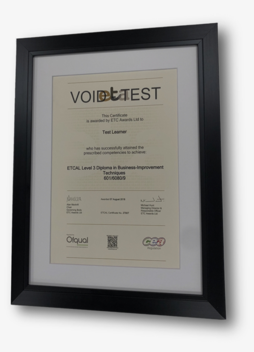 Mounted Certificate Frame - Picture Frame, transparent png download