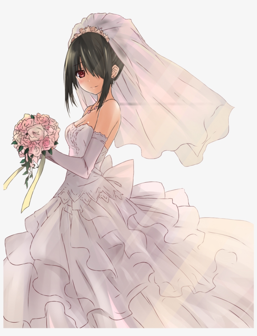 View Samegoogleiqdbsaucenao 1411434389476 , - Kurumi Tokisaki Wedding Dress, transparent png download