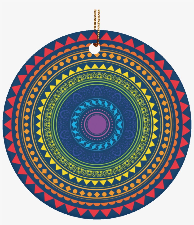 Pride Color Chakra Christmas Ornament - Rembrandt House Museum, transparent png download