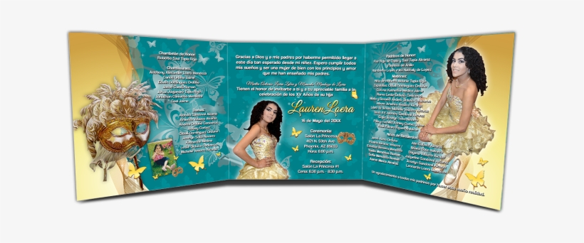 Invitaciones De Quinceanera En Espanol Invitations - Girl, transparent png download