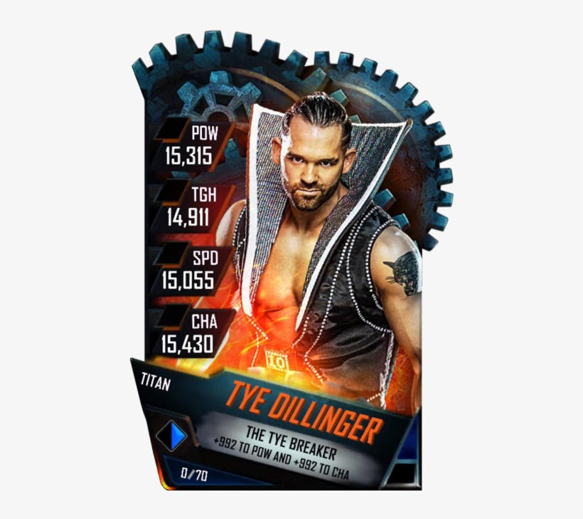 Tyedillinger S4 18 Titan - Kane Wwe Supercard, transparent png download