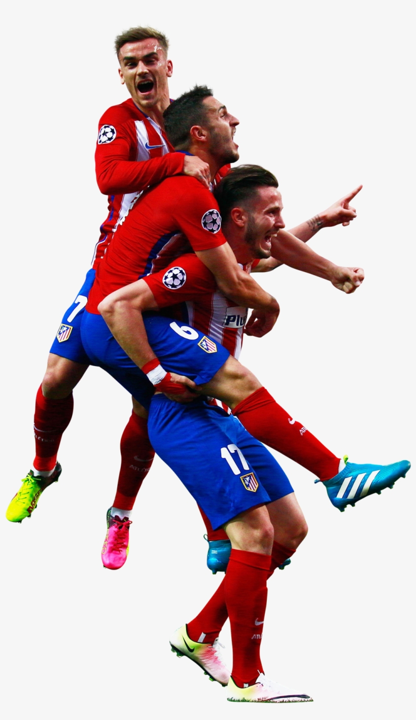 Saul Koke Griezmann, transparent png download