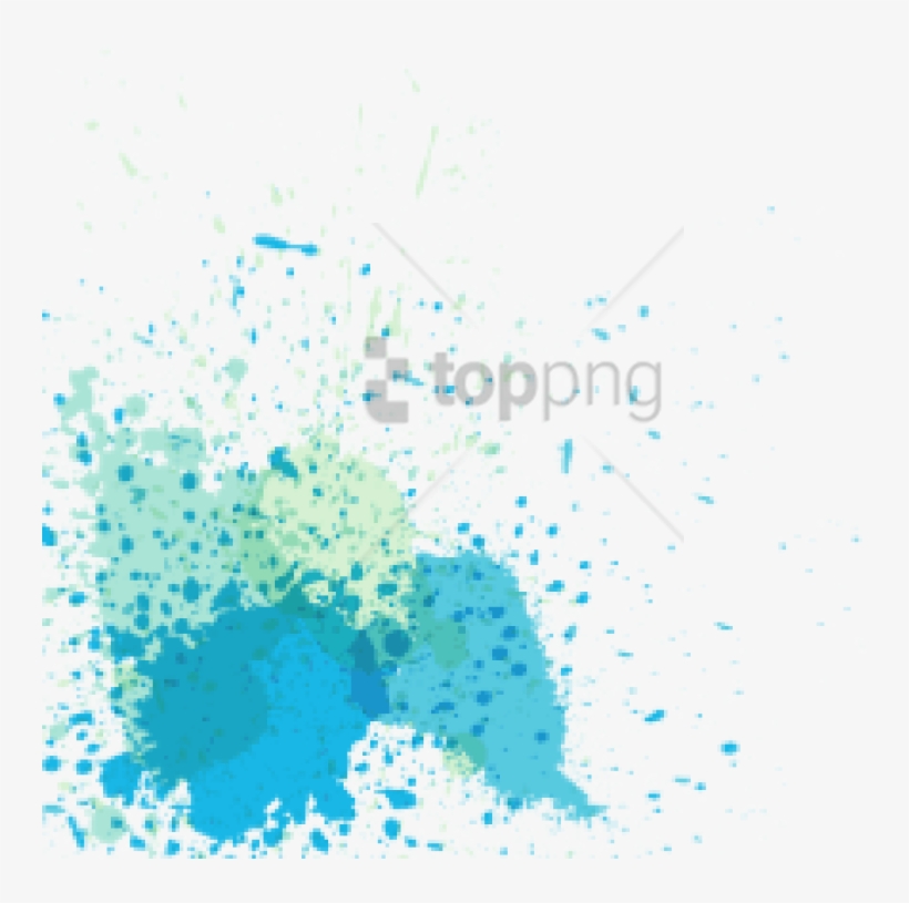 Free Png Download Blue Paint Splash Png Png Images - Illustration, transparent png download