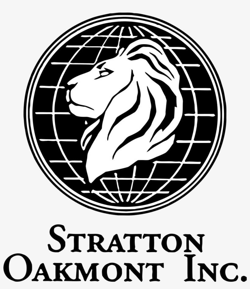 Wolf Of Wall Street Lion Logo By Miss Clarisa Mosciski - Stratton Oakmont Logo, transparent png download