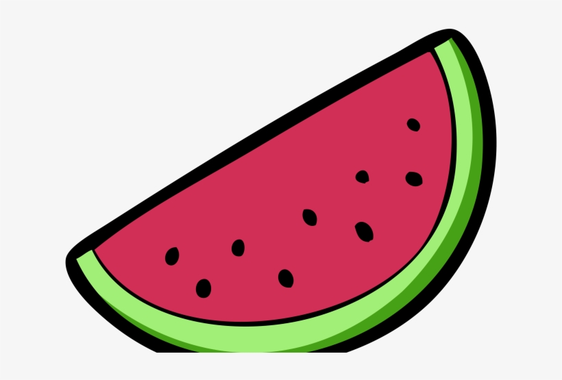 Drawn Watermelon Comic - Clipart Watermelon, transparent png download