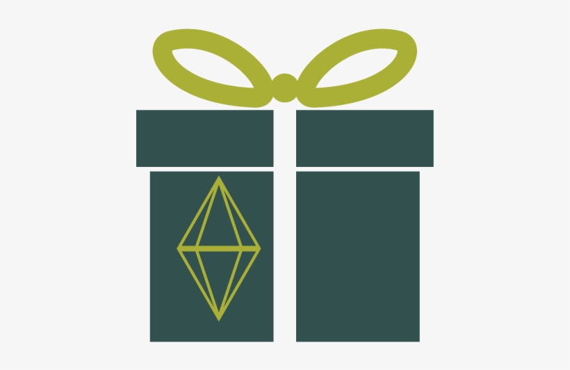It Is The Plumbob Icon Used For The Icons And Titles - Graphic Design, transparent png download