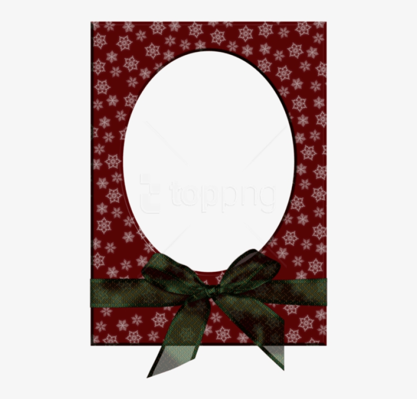 Free Png Best Stock Photos Transparent Christmas Red - Free Photo Frame Transparent Round Blue Wreath Designs, transparent png download