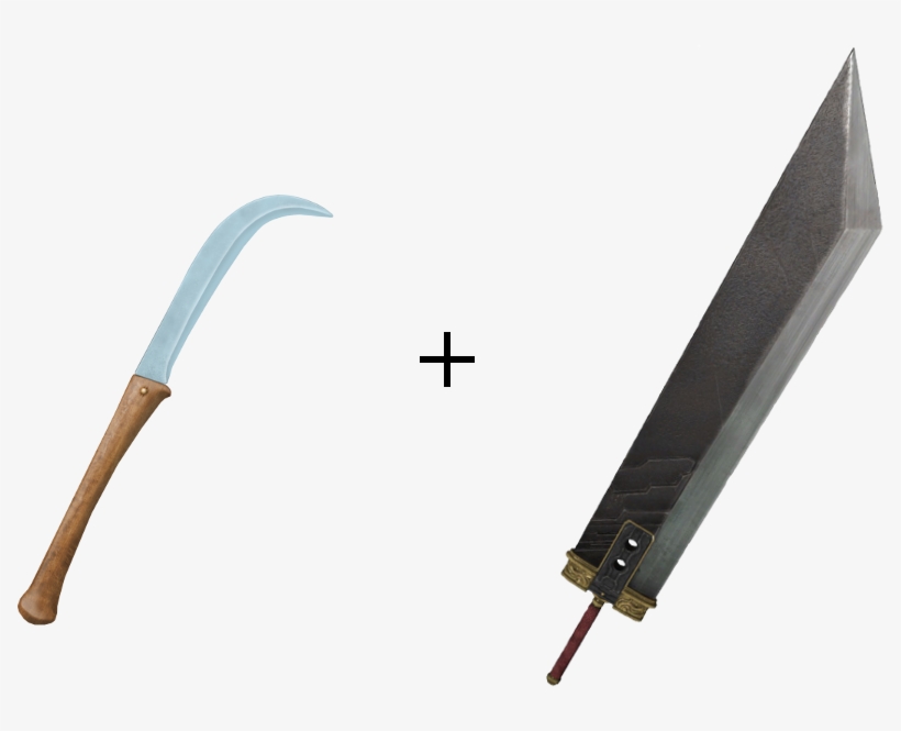 View Samegoogleiqdbsaucenao Mccloud Strifes Sword , - Coping Saw, transparent png download