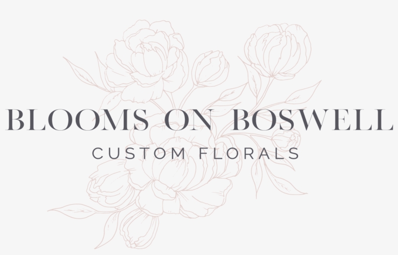Blooms On Boswell - Calligraphy, transparent png download