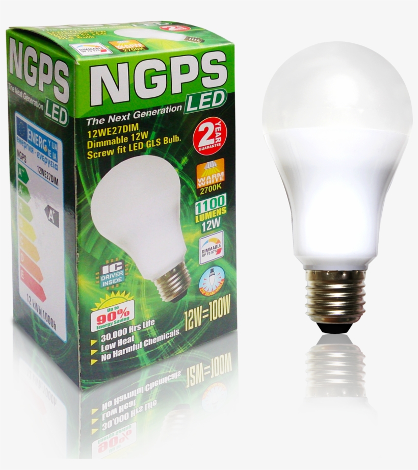 Ngps - Light Bulb Box Png, transparent png download