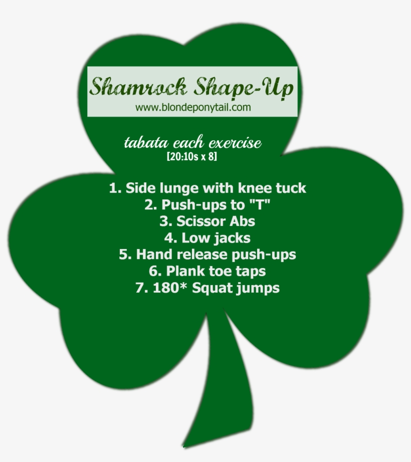 Shape Up Workout Shamrockshapeupjpg - Clam, transparent png download