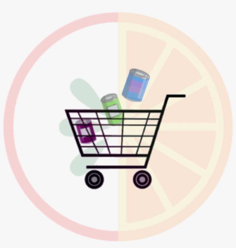 Food Support Services - Shopping Cart, transparent png download