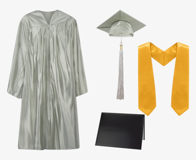 Silver - Academic Dress, transparent png download