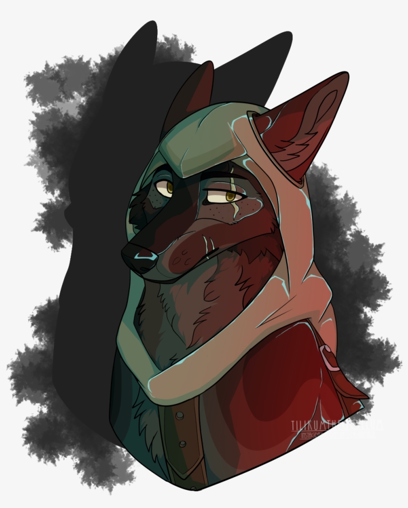 Wolf By Moontiger On - Illustration, transparent png download