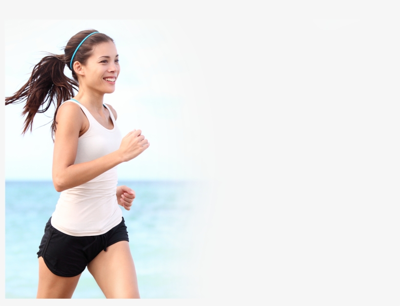 Transparent Woman Running Athletic Sports Png Transparent, transparent png download