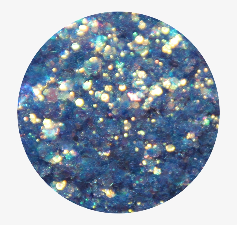 Mermaid Chunky Mix Glitter - Circle, transparent png download